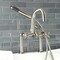 Aqua Vintage AE8408DX Deck Mount Clawfoot Tub Faucet, Brushed Nickel AE8408DX - alternate 2